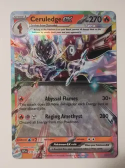Ceruledge ex 36/191 Surging Sparks Double Rare Pokemon - Image 1