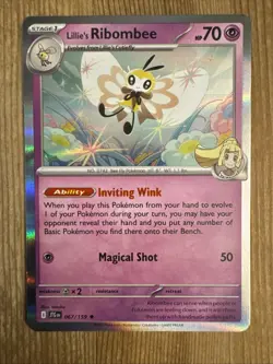 Pokemon TCG - Holo Rare Lillie’s Ribombee 067/159 - Journey Together - NM - Image 1