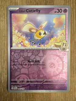 Pokemon TCG - Reverse Holo Lillie’s Cutiefly 066/159 - Journey Together - NM - Image 1