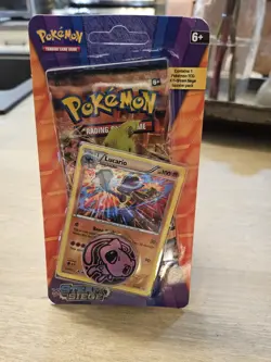 2016 POKEMON TCG XY STEAM SIEGE BLISTER PACK W/ Lucario XY139 HOLO PROMO SEALED - Image 1