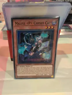 Maliss P Chessy Cat CRBR-EN016 Super Rare 1st Edition YuGiOh TCG Card - Image 1