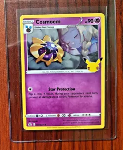 COSMOEM - 2021 Pokemon Celebrations 25th Anniversary Holo Foil Card 014/025 - Image 1