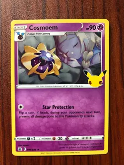COSMOEM - 2021 Pokemon Celebrations 25th Anniversary Holo Foil Card 014/025 - Image 2