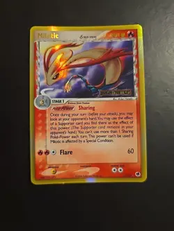 Pokemon TCG Milotic Reverse Holo Rare Stamped Card 5/101 EX Dragon Frontiers - Image 1