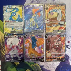 Pokemon TCG 6 Card ex V FULL ART LOT with Charizard Swsh050 Great Value - Image 1