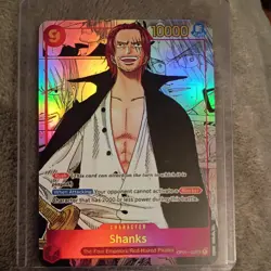 Shanks Manga PRB1 OP01-120 (Parallel) (Manga) Romance Dawn Foil- One Piece Card - Image 1