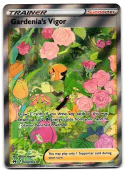 Gardenia's Vigor GG61/GG70 - Crown Zenith Galarian Gallery Pokemon TCG - NM Card - Image 1