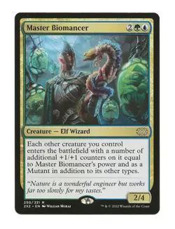 Master Biomancer MTG Creature Card Double Masters 2022 1x NM Magic the Gathering - Image 1
