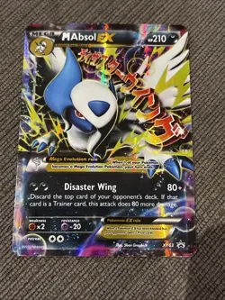 Near MintPokemon TCG M Absol EX XY63 XY Holo Mega Evolution Card See Pics - Image 1
