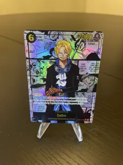 OP13-120 Sabo SEC Manga Rare (Super Alternate Art) One Piece Card Game English - Image 1