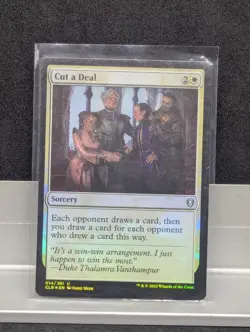 Cut a Deal FOIL X1 LP Commander Legends MTG - Image 1