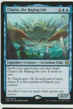 Charix, The Raging Isle Zendikar Rising MAgic The Gathering MTG CCG Rare - Image 1