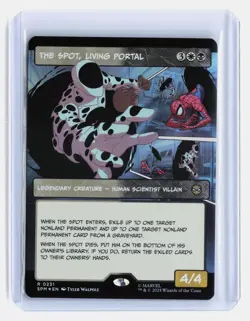 The Spot, Living Portal (Borderless) MTG Marvel's Spider-Man #231 Rare Foil - Image 1