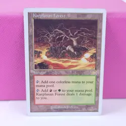 MTG Magic the Gathering Karplusan Forest (326/351) Sixth Edition MP - Image 1