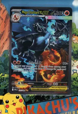 Pokemon TCG Mega Charizard X EX SIR 125/094 English Phantasmal Flames NM/M - Image 1