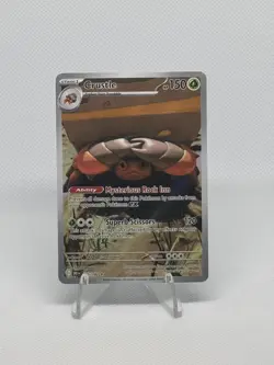 2025 Pokemon Destined Rivals Crustle Illustration Rare IR 186/182 - Image 1