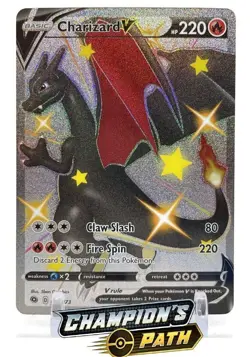 Pokemon Sword & Shield CHAMPIONS PATH Reverse Holo Gold Secret Alt Art YOU PICK - Image 1