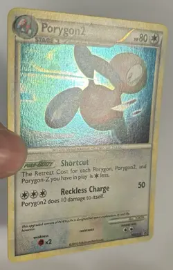 Porygon2 HeartGold SoulSilver HGSS23 Promo Black Star Pokemon TCG Holo - Image 2