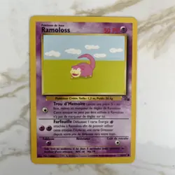 Pokemon TCG Slowpoke Fossil 55/62 Regular 1999-2000 Wizards Base Set “French” - Image 2