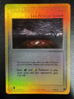 Low Pressure System 86/97 Pokemon TCG Dragon Reverse Holo LP - Image 1