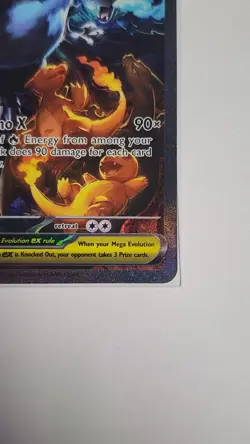 Mega Charizard X EX SIR 125/094 Pokemon TCG English - Image 4