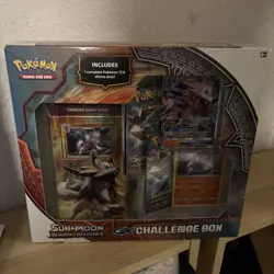 Sun and Moon Burning Shadows GX Challenge box Lycanroc 2019 Pokemon TCG - Image 1