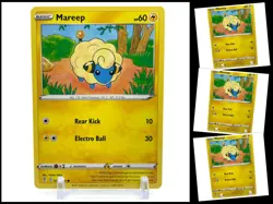 Pokemon Sword & Shield EVOLVING SKIES 054/203 Mareep 4X Mint/NM TCG Playset X4 - Image 1