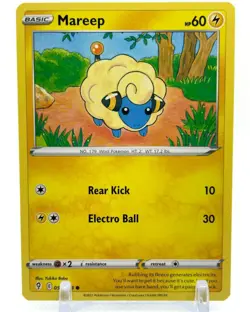 Pokemon Sword & Shield EVOLVING SKIES 054/203 Mareep 4X Mint/NM TCG Playset X4 - Image 2