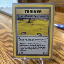 Rocket's Minefield Gym 1st Edition Gym Challenge 119/132 Pokemon TCG Regular - Image 1