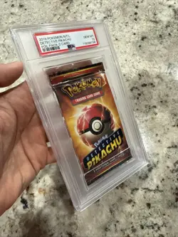 PSA 10 Gem Mint Pokemon Detective Pikachu Graded Booster Pack *Rare Error* - Image 3