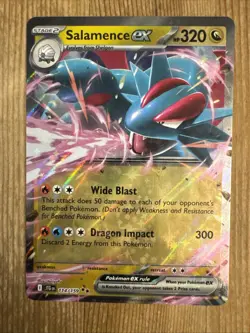 Pokemon Salamence EX 114/159 Journey Together Ultra Rare Holo NM - Image 1