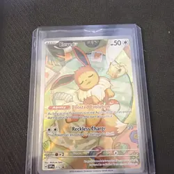 2025 Pokemon TCG Scarlet and Violet Black Star Promos Prismatic Evo #173 Eevee - Image 1