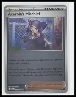 ?? Pokemon TCG Acerola’s Mischief #113 Reverse Holo - Uncommon Mega Evolution ?? - Image 1