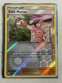 POKE MANIAC 204/236 S&M Unified Minds Reverse Holo Pokemon Card - Image 1