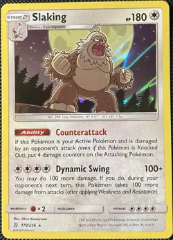 Slaking 170/236 Sm-Unified Minds Holo - Pokemon Card - Image 1