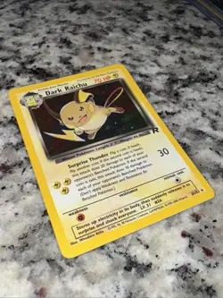 Dark Raichu - 83/82 - Pokemon Team Rocket Unlimited Holo Rare Card WOTC NM - Image 4