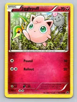 2016 Pokemon Card XY Fates Collide Jigglypuff 65/124 - Image 1