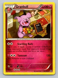 2015 Pokemon Card XY BREAKthrough Granbull 99/162 - Image 1