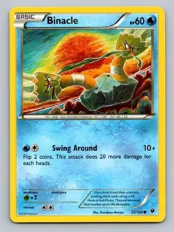 2016 Pokemon Card Fates Collide Binacle 22/124 - Image 1