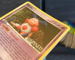 Pokemon TCG Mr. Mime Ditto Reverse Holo Stamped Card 38/113 EX Delta Species - Image 3