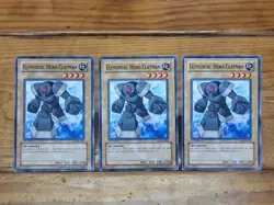 YUGIOH 3x Elemental Hero Clayman TLM-EN003 1st Edition Playset NM Card - Image 1