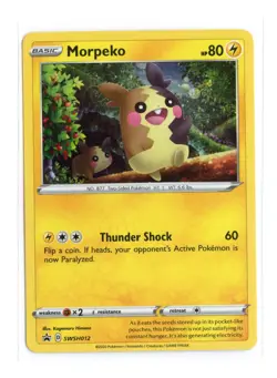 Morpeko SWSH012 Promo Swirl Sword & Shield Promo Cards Pokemon TCG HP - Image 1