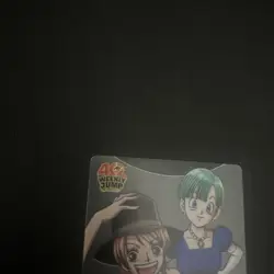 Dragon Ball x One Piece Jump Magazine 40th Anniversary Card Bulma & Nami - Image 4