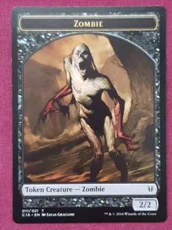 Magic The Gathering COMMANDER 2016 C16 GOBLIN ZOMBIE TOKEN card MTG - Image 2