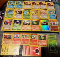RARE LOT-Pokemon- TCG Trading Cards-2003 &1995 ENERGY CARDS LOOK-RARE EARLY DATE - Image 1
