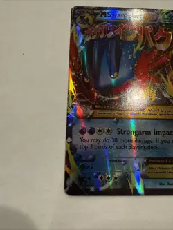 Pokemon TCG Mega Swampert EX XY87 XY Holo Card Black Star Promo LP - Image 5
