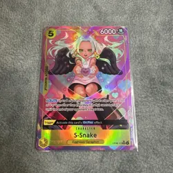 S-Snake (Alt Art) OP08-112 SR Two Legends ONE PIECE Card Game English - Image 1