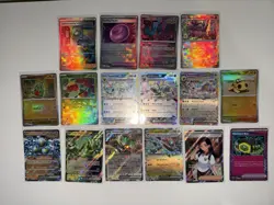 Pokemon Prismatic Evolution 16 CARD Collection Lot MasterBall, EX, Pokeball, SR - Image 2