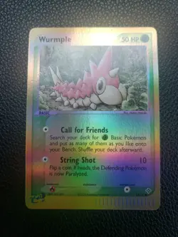Wurmple 81/97 Reverse Holo - EX Dragon - Vintage EReader Pokemon Card NM - Image 1