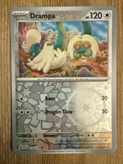Drampa - 130/159 - 2025 Reverse Holo Common Journey Together Pokemon Card NM - Image 1